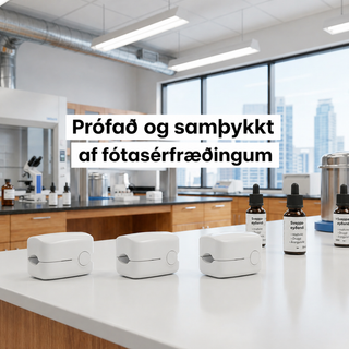 Blá ljósmeðferð við naglasveppi heima